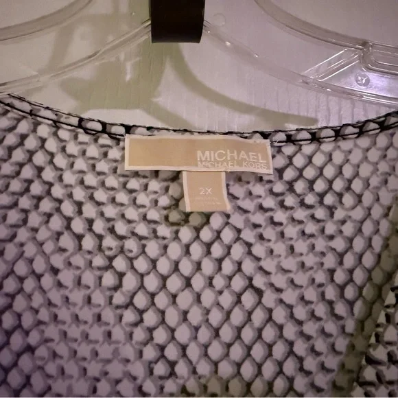 Michael Kors | Women’s Black & White Snake Skin Dress Size 2X - Picture 5 of 5